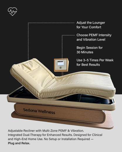Longevity Lounger PEMF Bed